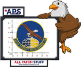 605th Aircraft Maintenance Squadron Colored Custom Embroidered Patch