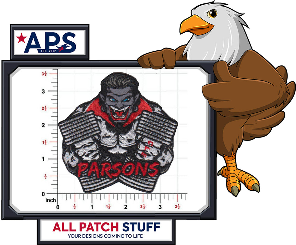 Parsons Design Custom Embroidered Patch