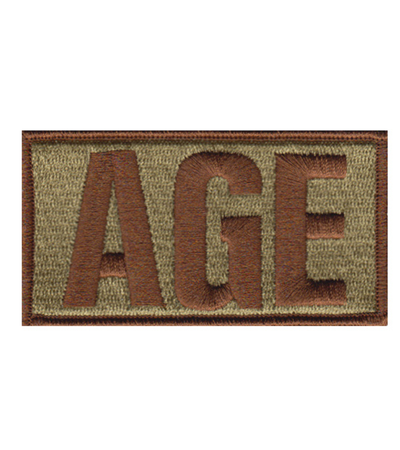 Aerospace Ground Equipment (AGE) Shoulder Identifier Multicam/OCP Patch - 2 Pack