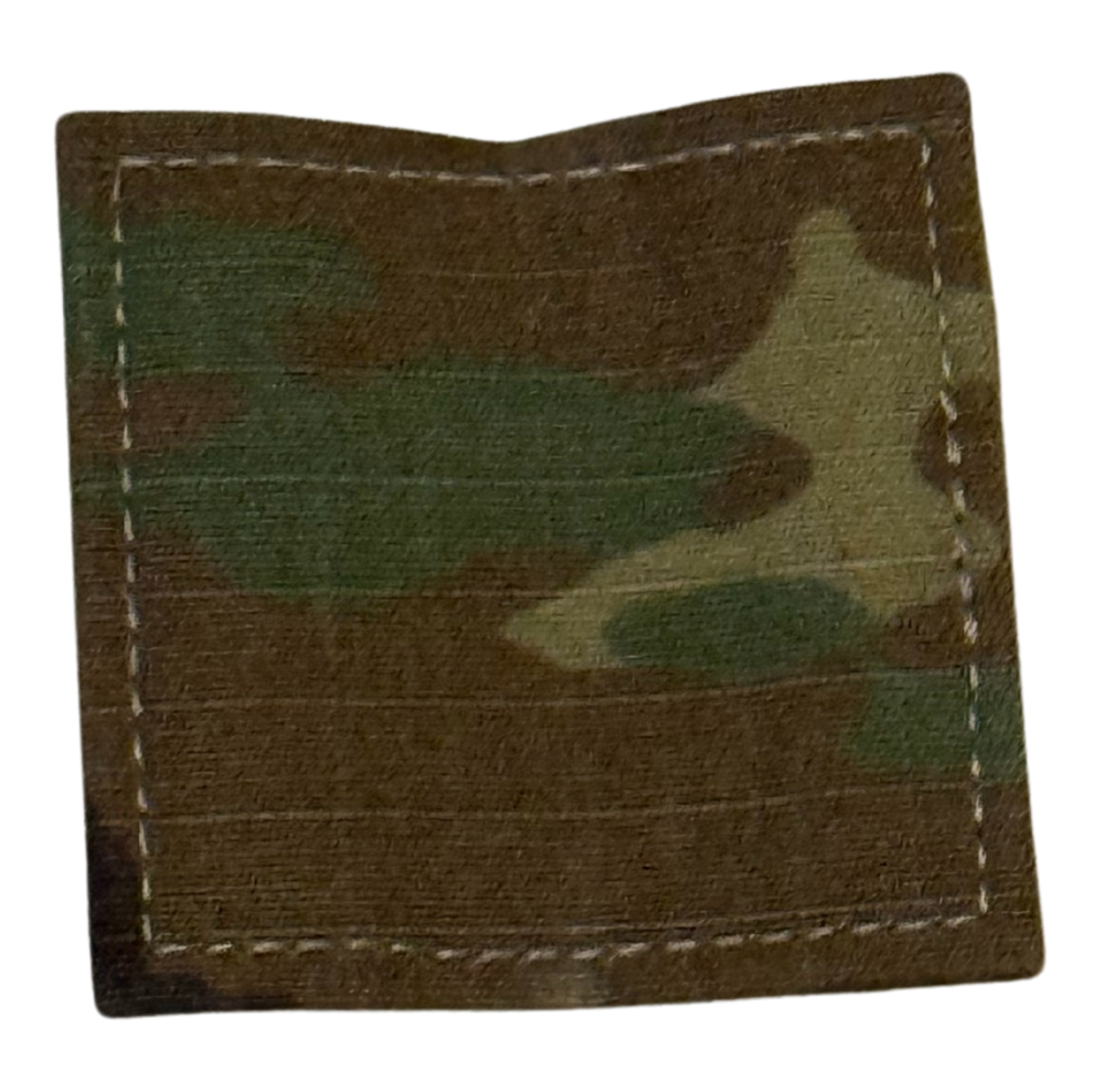 Air Force 7 Color OCP Rank with hook - Airman Basic (AB/E1) - 2 pack - alternate view