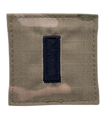 Air Force 3 Color OCP Rank with hook - First Lieutenant (1LT/02) - 2 pack