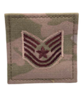 Air Force 3 Color OCP Rank with hook - Technical Sergeant (TSgt/E6) - 2 pack