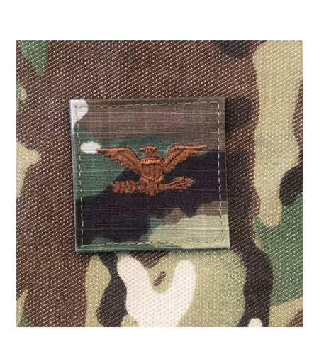 Air Force 7 Color OCP Rank with hook - Colonel (Col/06) - 2 pack