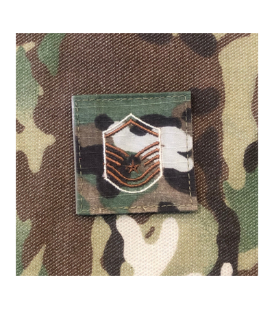 Air Force 7 Color OCP Rank with hook - Master Sergeant (MSgt/E7) - 2 pack