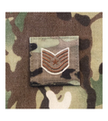 Air Force 7 Color OCP Rank with hook - Technical Sergeant (TSgt/E6) - 2 pack