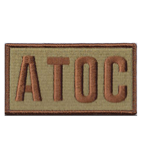 Legacy Air Terminal Operations Center (ATOC) Shoulder Identifier Multicam/OCP Patch