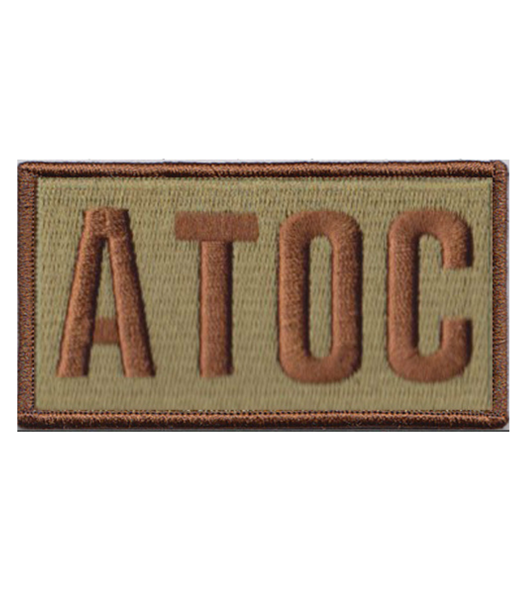 Air Terminal Operations Center (ATOC) Shoulder Identifier Multicam/OCP Patch - 2 Pack