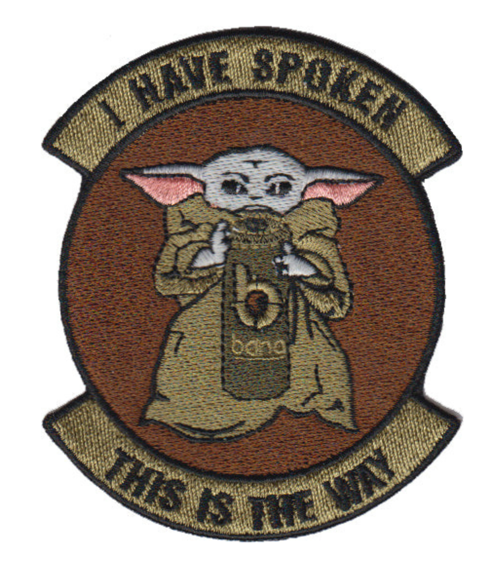 BABY YODA GLOW IN THE DARK PATCH - Bang Only