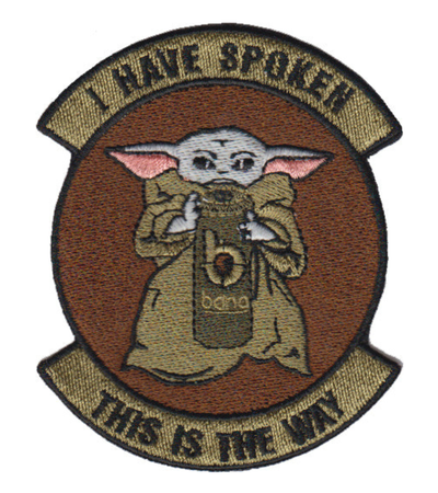 BABY YODA GLOW IN THE DARK PATCH - Bang Only