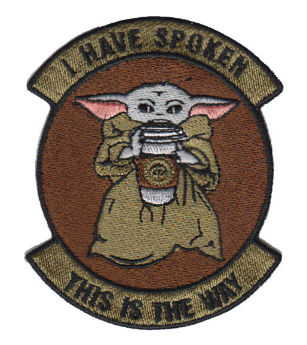 BABY YODA GLOW IN THE DARK PATCH - Coffee Cup