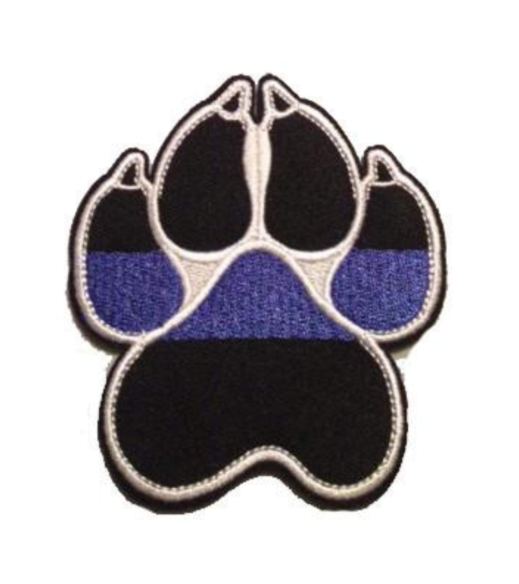 Black Blue Line K-9 / K9 Paw