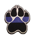 Black Blue Line K-9 / K9 Paw