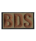 Black Border Base Defense Squadron Shoulder BDS OCP Patch - 2 Pack