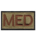 Black Border MED (MEDICAL) Shoulder Multicam/OCP Patch - 2 Pack
