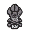 Black / Grey Skull and Bones K-9 / K9 Patch