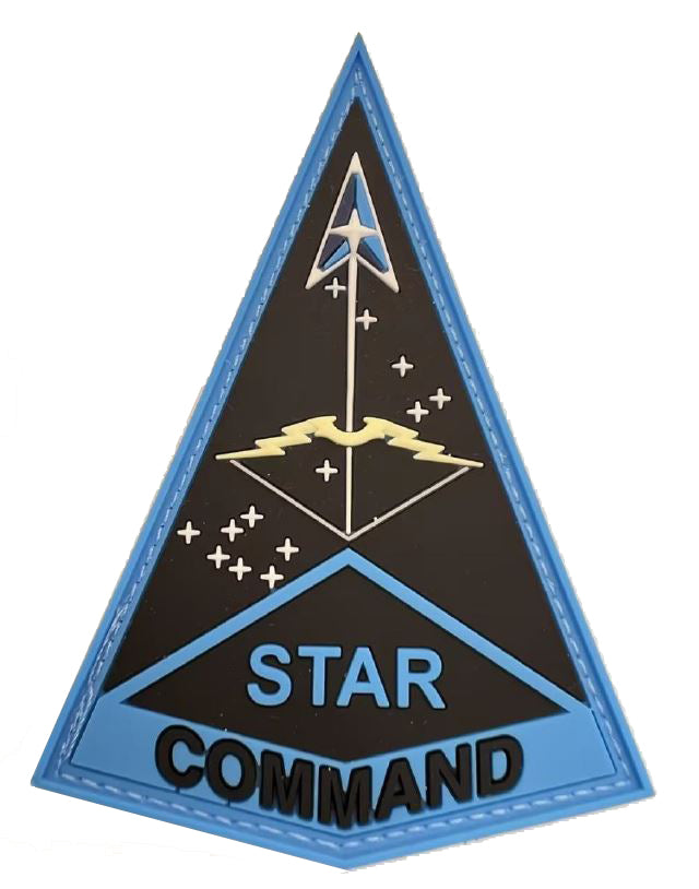 U.S. Space Force (USSF) PVC Patch Star Command - alternate view