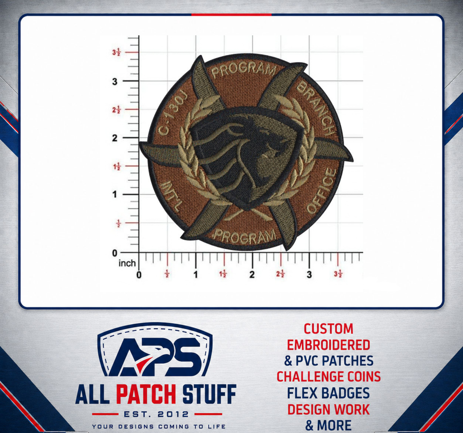 C-130J Custom Embroidered Patch