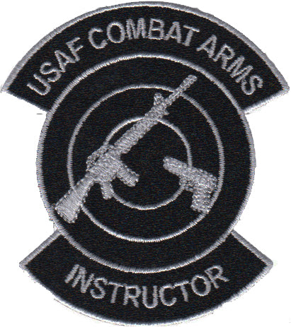 Security Forces Combat Arms (CATM) Black & White Patch - 2 Pack
