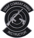 Security Forces Combat Arms (CATM) Black & White Patch