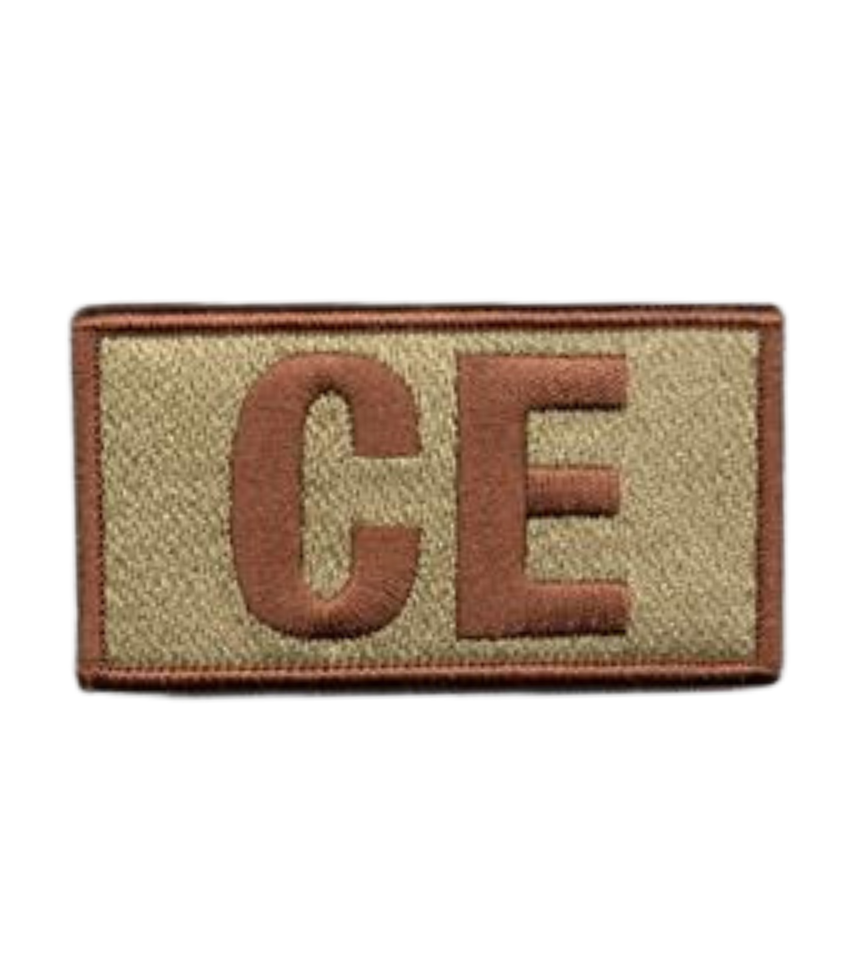 Civil Engineer Officer (32EX) CE Shoulder Identifier Multicam OCP Patch