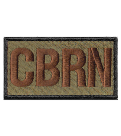 Chemical, Biological, Radiological, and Nuclear (CBRN) Shoulder Identifier Multicam/OCP Patch - 2 Pack