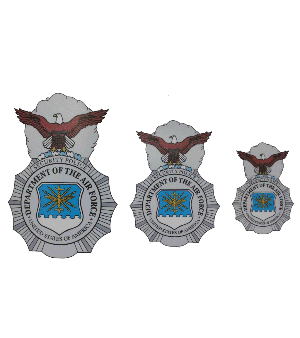 Colored Security Police / Security Forces Badge Sticker