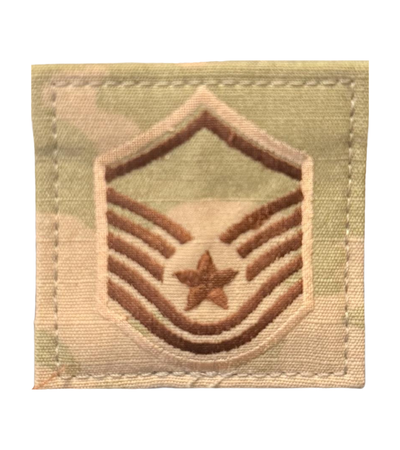 Custom Air Force 3 Color OCP ENLARGED Rank - Master Sergeant (MSgt/E7)