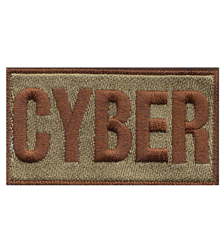 Cyber Warfare / IT / RF / Data / Cybersecurity (1B4X1 / 1D7X1–5) CYBER Shoulder Identifier Multicam/OCP Patch