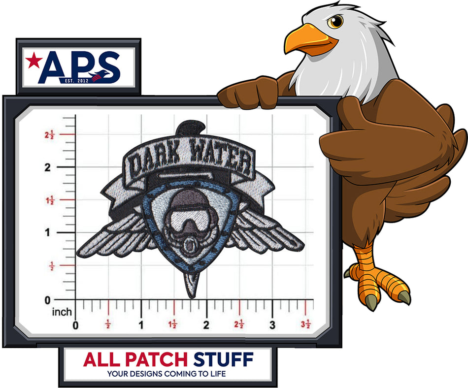 Dark Water Colored Patch