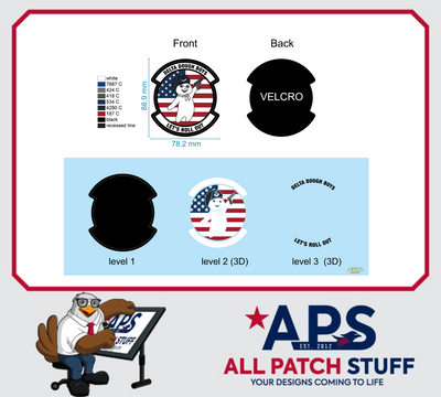 Delta Doughboys PVC Patch