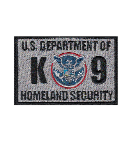 Dept of Homeland Security K-9 / K9 Rectangle Patch
