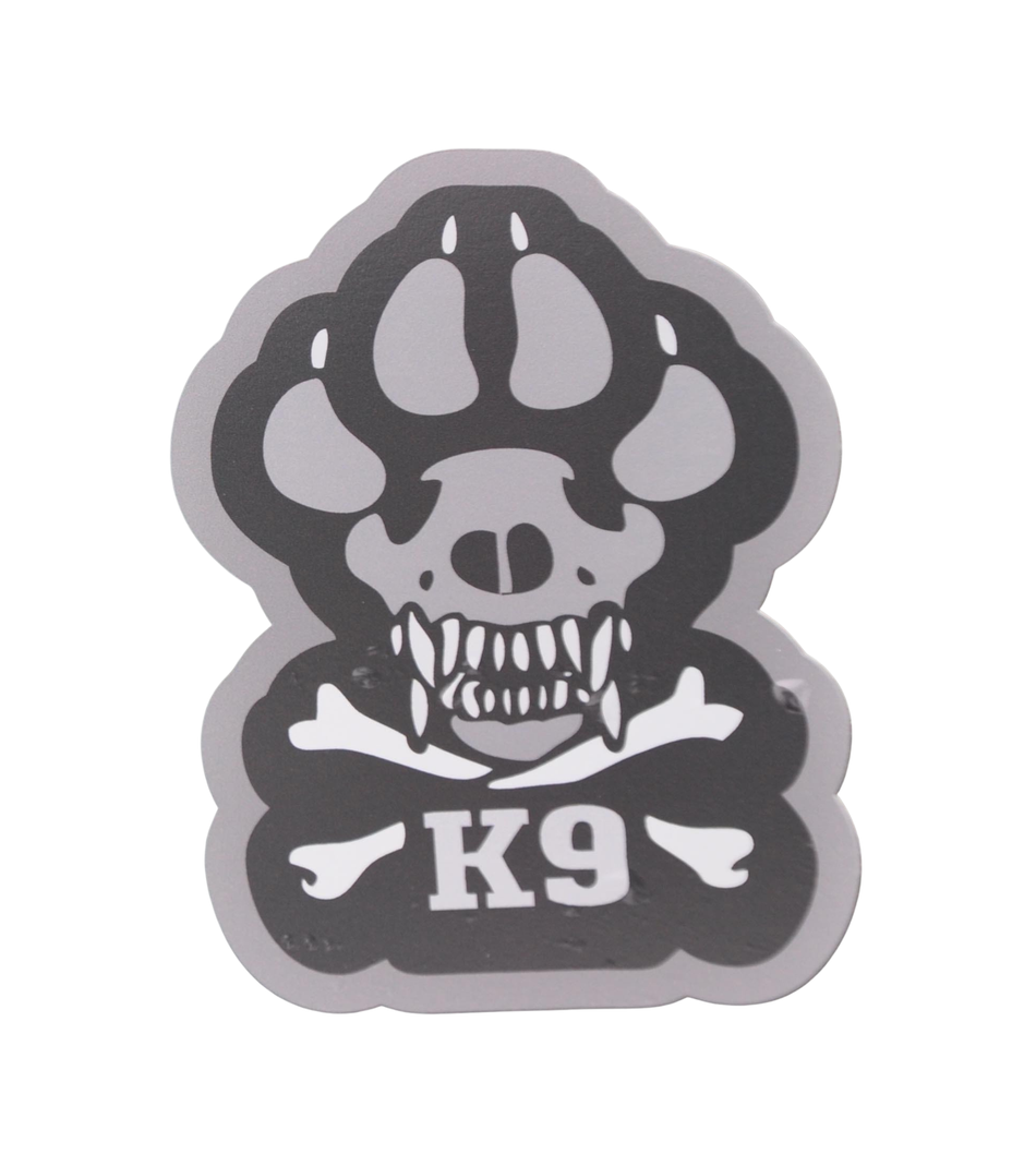 Dog Skull and Bones Sticker