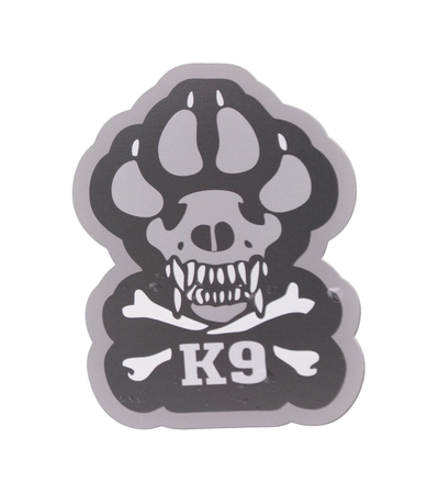 Dog Skull and Bones Sticker