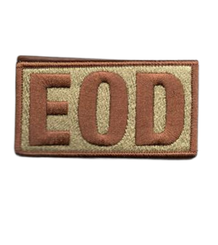 Explosive Ordnance Disposal (3E8X1) EOD Shoulder Identifier Multicam OCP Patch