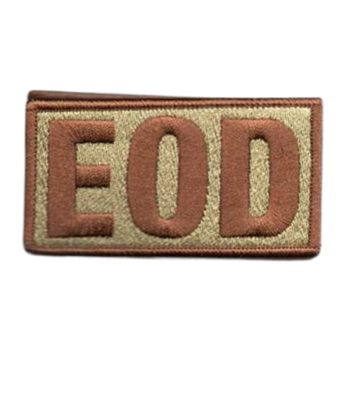 Explosive Ordnance Disposal (3E8X1) EOD Shoulder Identifier Multicam OCP Patch