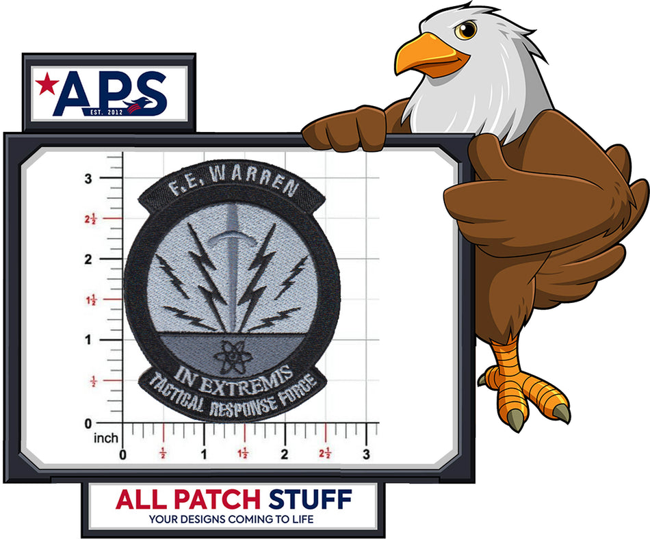 F.E. Warren Tactical Response Force Full Color Custom Embroidered Patch