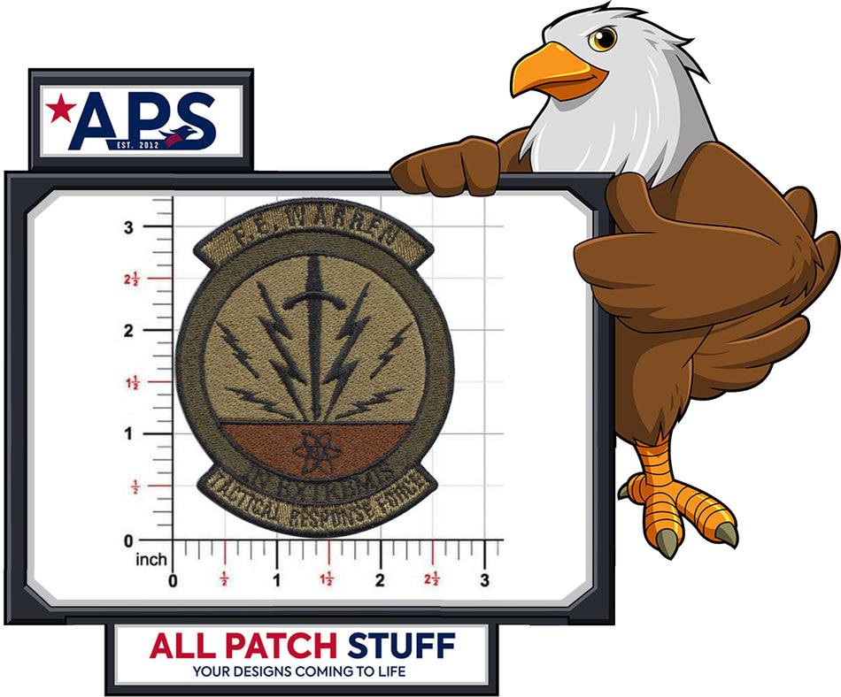 F.E. Warren Tactical Response Force OCP Custom Embroidered Patch