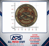 Friendship Check Custom Embroidered Patch