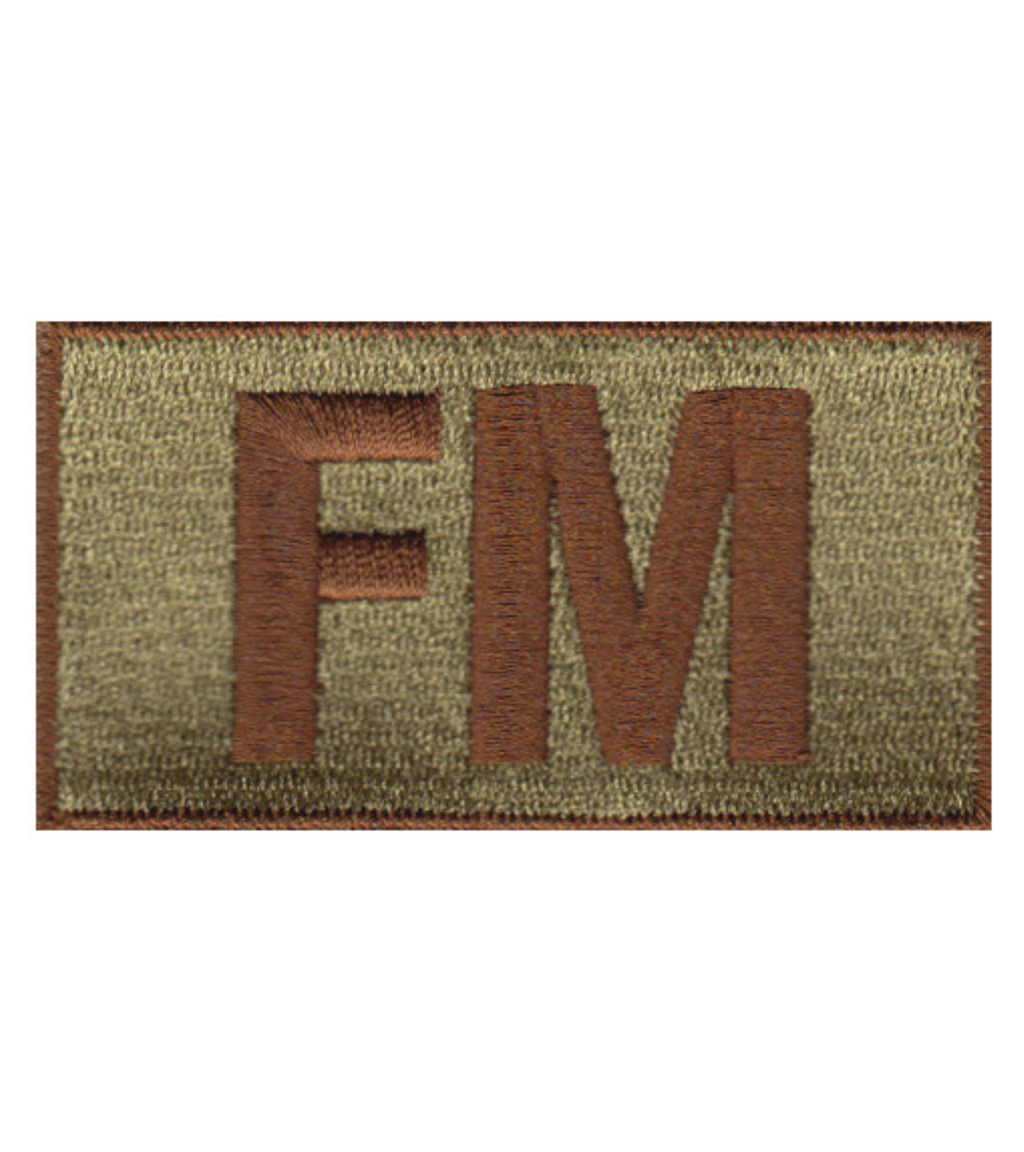 Finance Management (FM) Shoulder Identifier Multicam/OCP Patch - 2 Pack