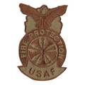 USAF Fire Protection Chief (5 Bugles) Multicam/OCP Patch