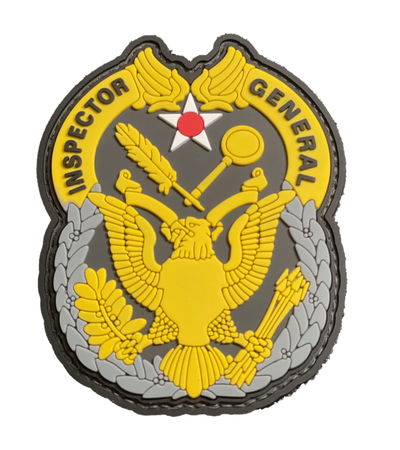 Inspector General (IG) Badge PVC Patch