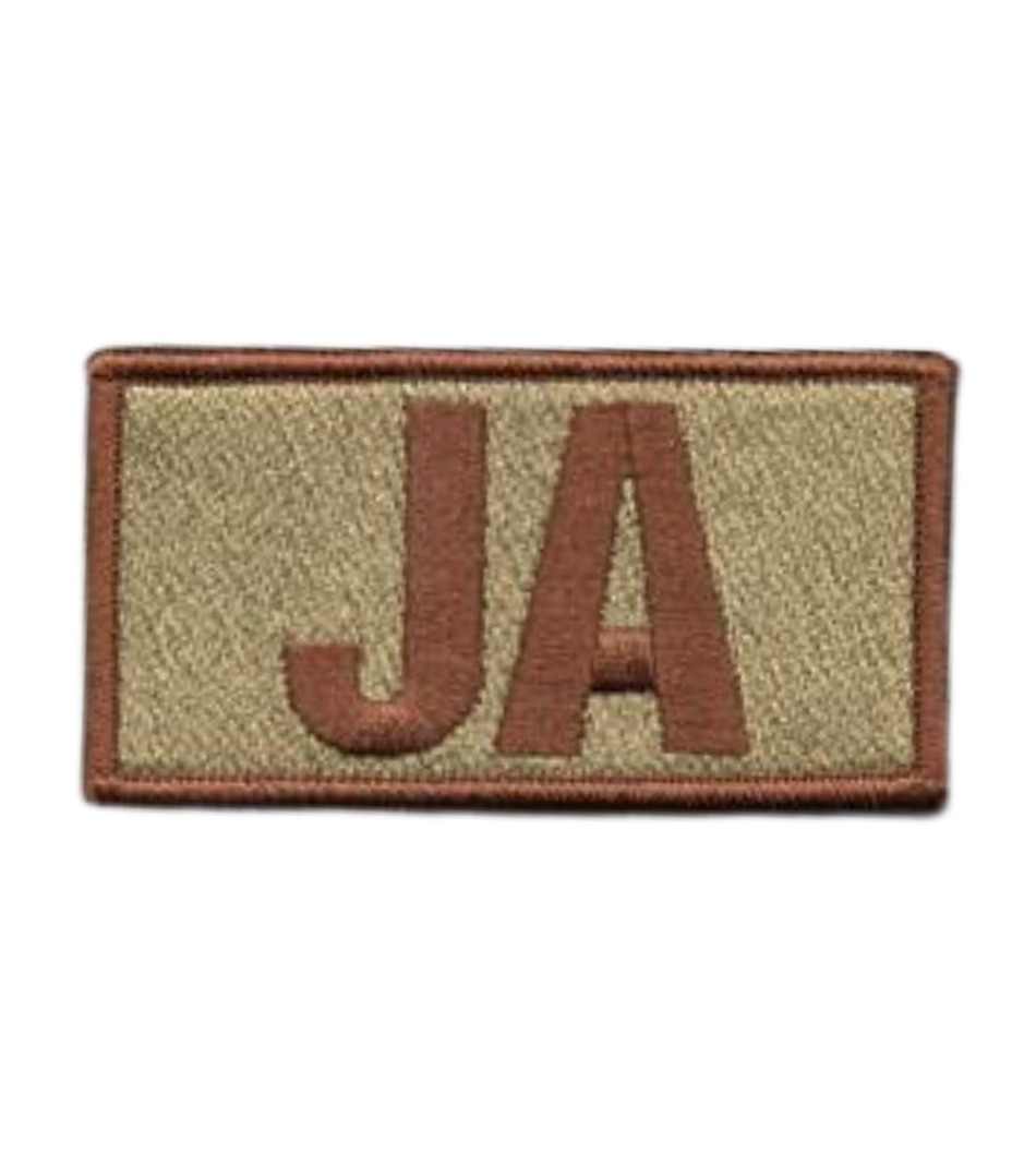 Paralegal / Judge Advocate (5J0XX / 51JX) JA Shoulder Identifier Multicam OCP Patch