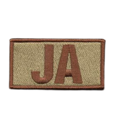 Paralegal / Judge Advocate (5J0XX / 51JX) JA Shoulder Identifier Multicam OCP Patch