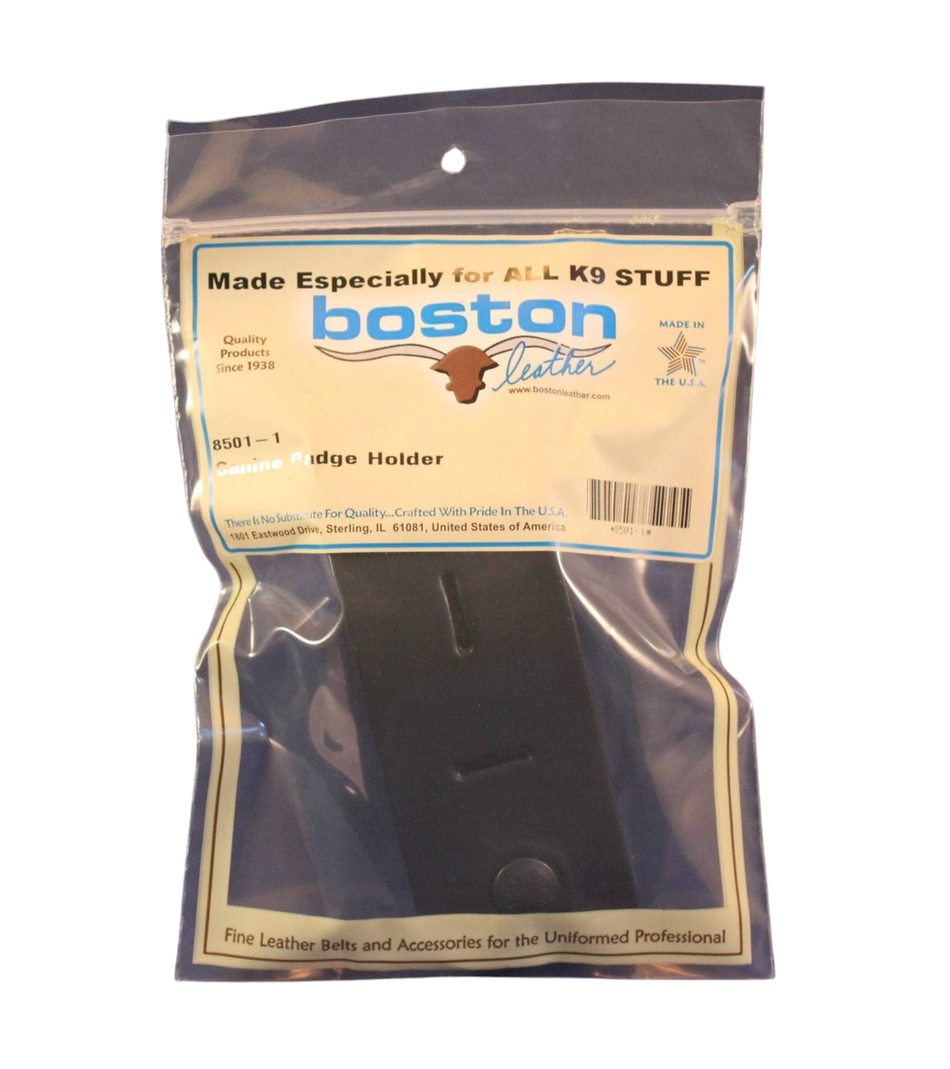K-9 / K9 Badge Holder - Black or Brown