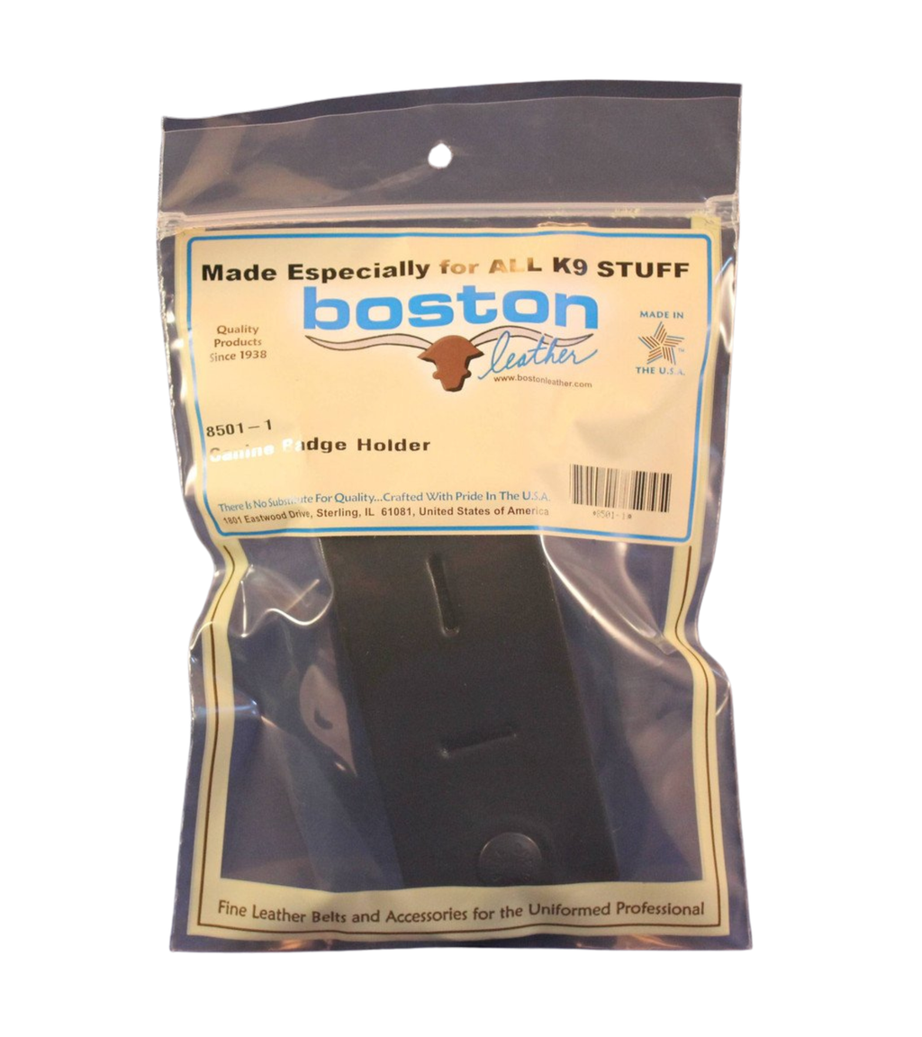 K-9 / K9 Badge Holder - Black or Brown