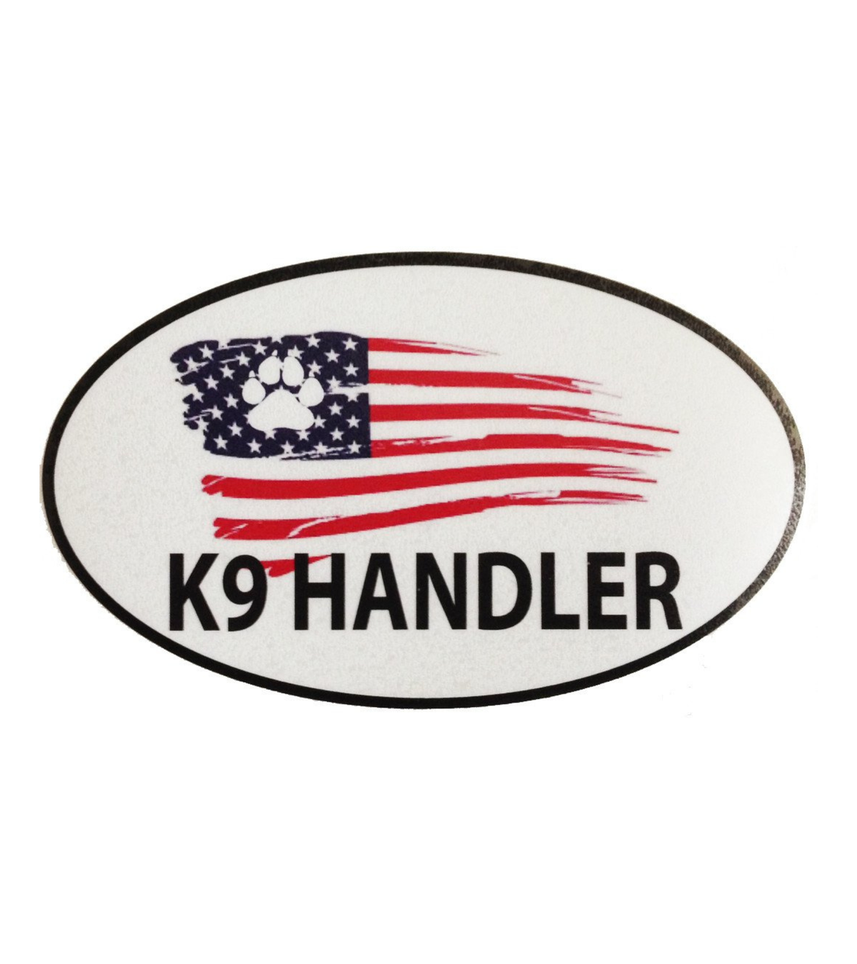 K-9 / K9 Handler - Dark US Flag Sticker