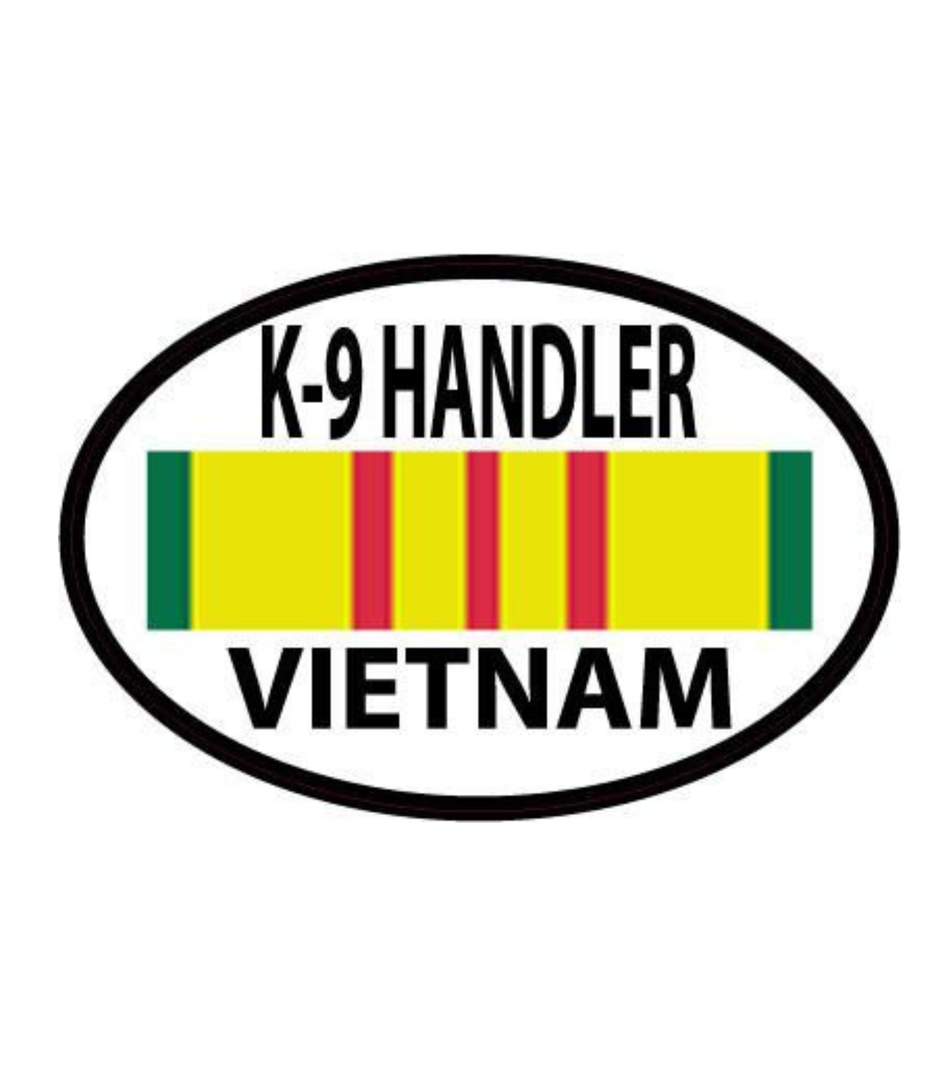 K-9 / K9 Handler - Vietnam Sticker