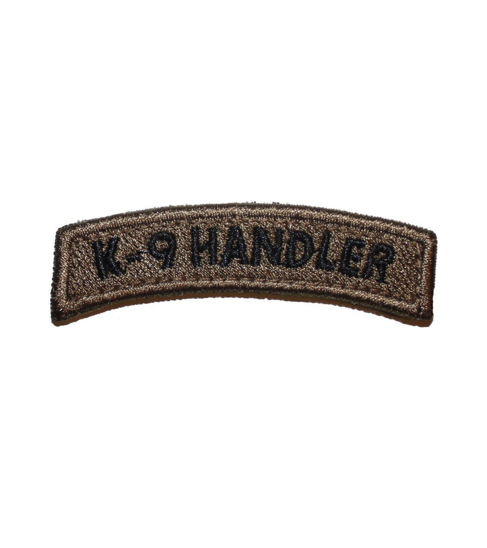 K-9 / K9 Handler Tab Brown Patch - 2 Pack