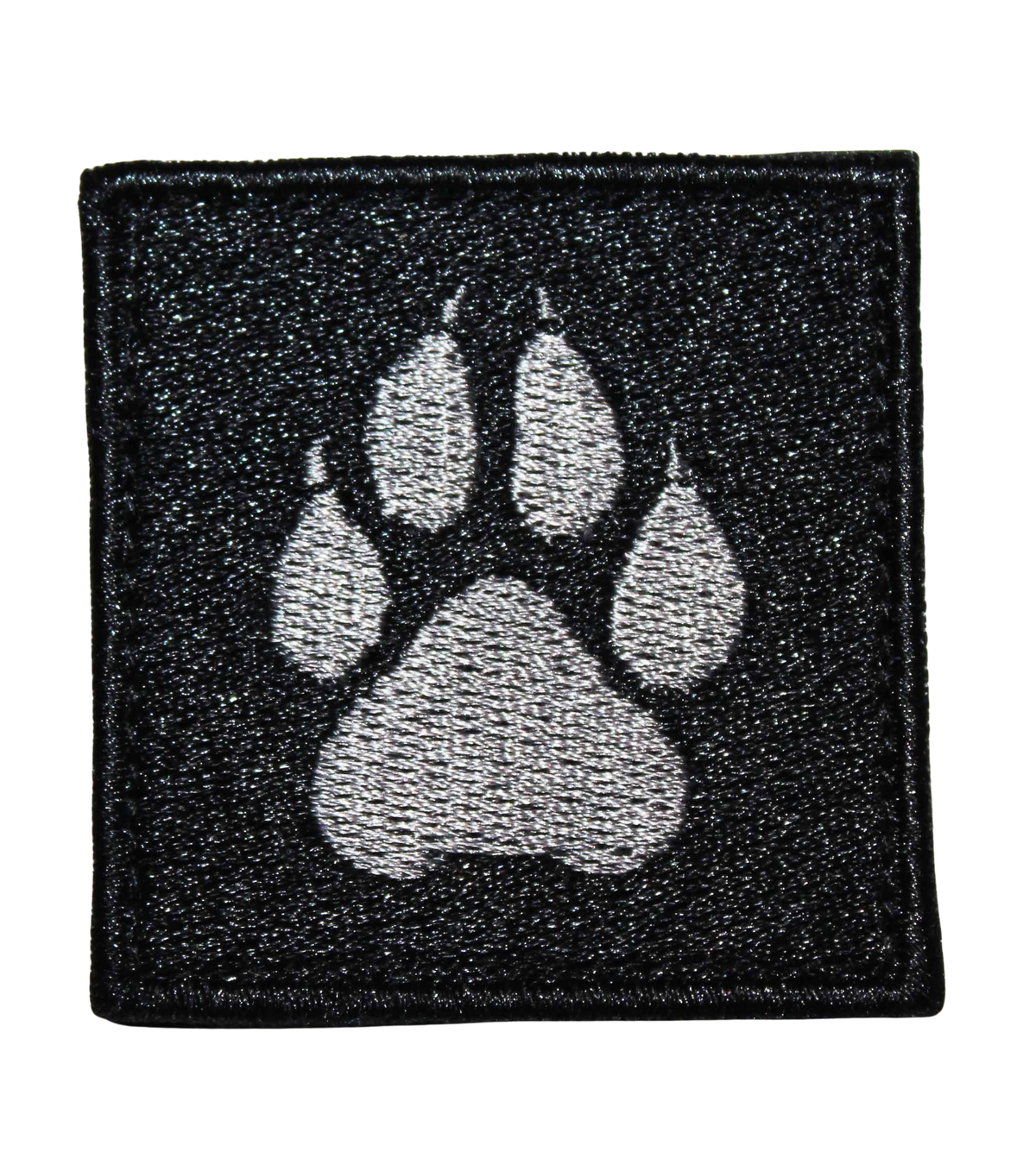 K-9 / K9 Square  Paw Black Patch