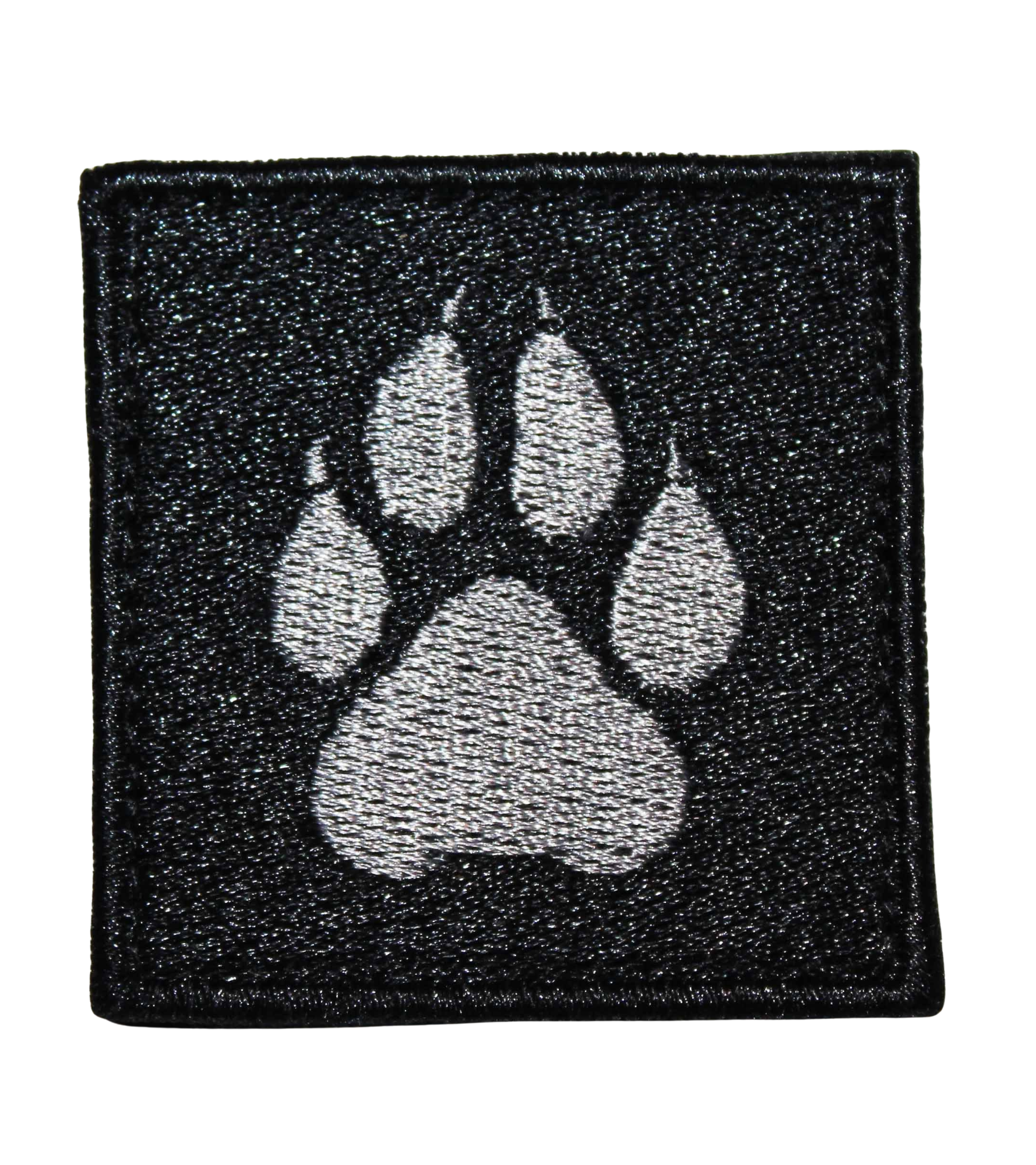 K-9 / K9 Square  Paw Black Patch